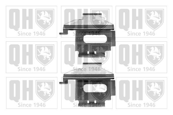 QUINTON HAZELL Комплектующие, колодки дискового тормоза BFK910